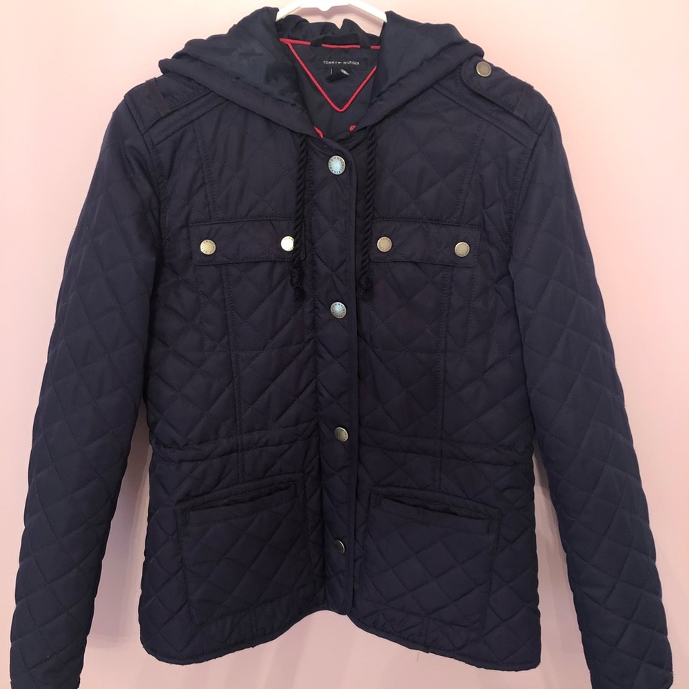 Tommy Hilfiger Quilted Barn Jacket (with hood)